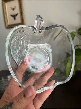 Set of 5 Vintage Apple Shaped Glass Bowls Set – Retro Fruit Dessert Dishes